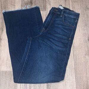 Dark Indigo Ankle Jeans